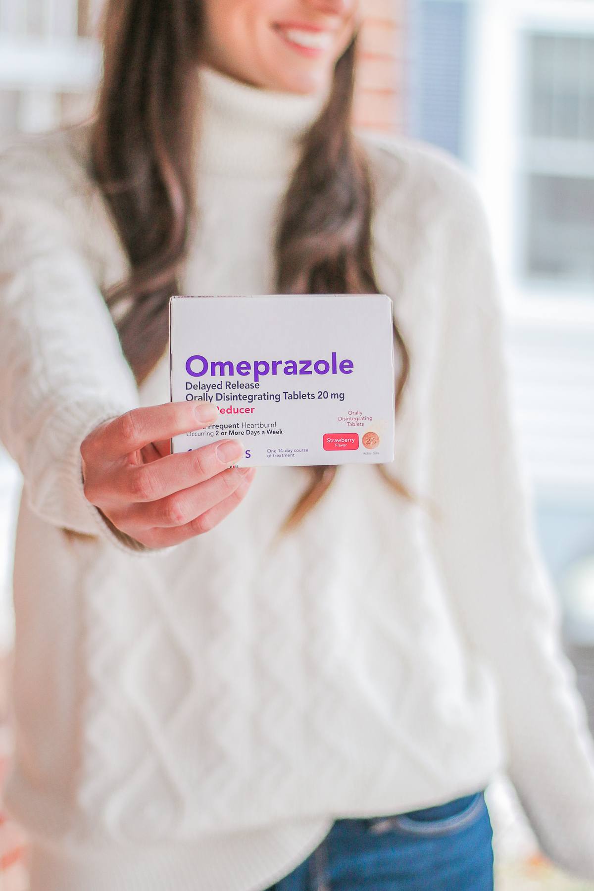Basic Care Omeprazole ODT packaging photographed by blogger Stephanie Ziajka of Diary of a Debutante