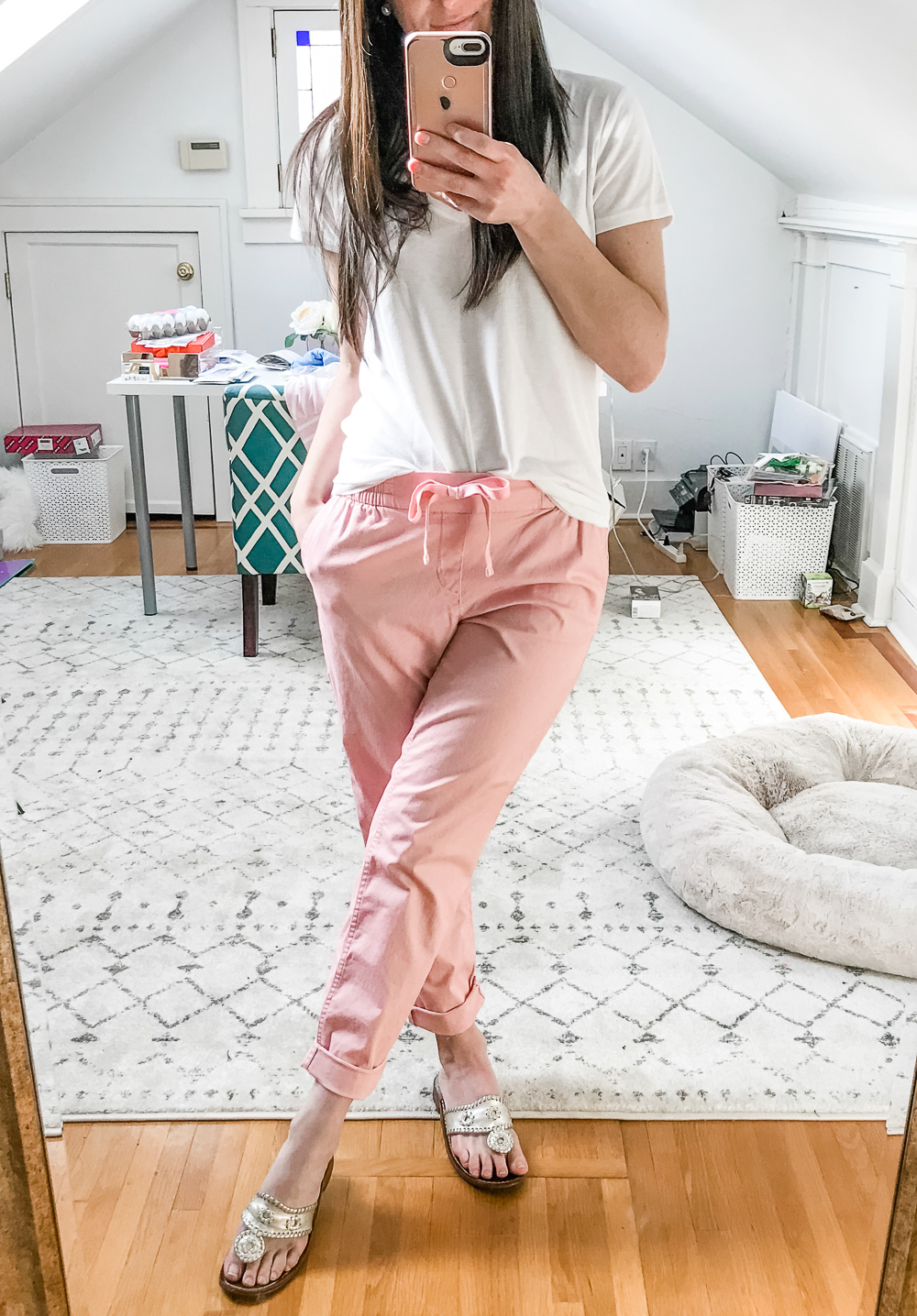 Old Navy Pull-On Anytime Chinos, Old Navy Try-On Haul: Best of Spring 2019 by Stephanie Ziajka from the popular affordable fashion blog Diary of a Debutante, Old Navy Spring 2019 Try-On Haul, Spring Try-On Haul