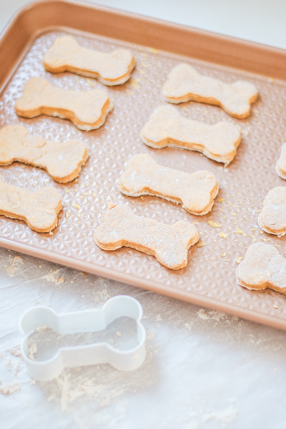 4-Ingredient Grain Free Homemade Dog Treats by southern lifestyle blogger and golden retriever dog mom Stephanie Ziajka from Diary of a Debutante, diy grain free dog treats, grain free peanut butter dog treats recipe