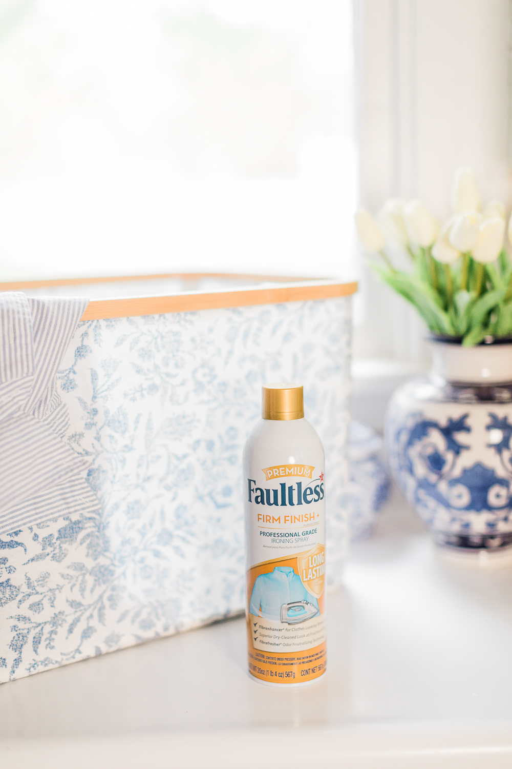 Faultless Premium Starch Spray at Walmart, how to use starch spray, how to use spray starch, how does spray starch work, Niagara Faultless Premium Starch spray uses, How to Use Starch Spray + 5 Must-Know Budget-Friendly Clothing Hacks by affordable fashion blogger Stephanie Ziajka from Diary of a Debutante