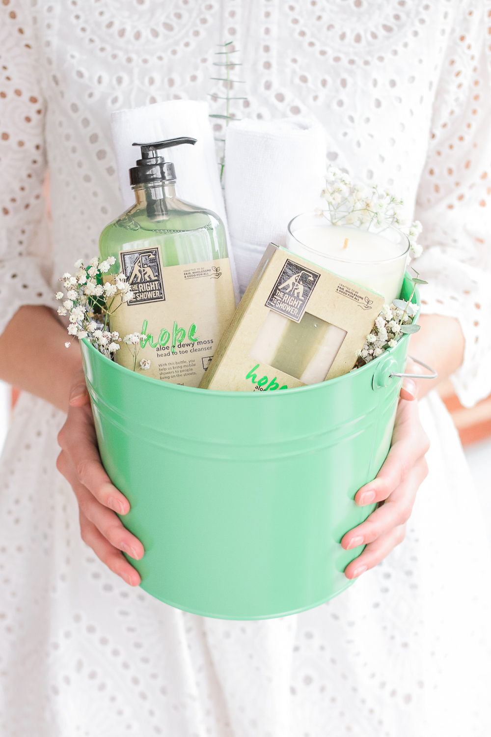 Feel-Good Beauty Review: The Right to Shower Products by popular southern lifestyle blogger Stephanie Ziajka from Diary of a Debutante, The Right to Shower at Whole Foods, beauty brands that give back, non-food easter basket ideas