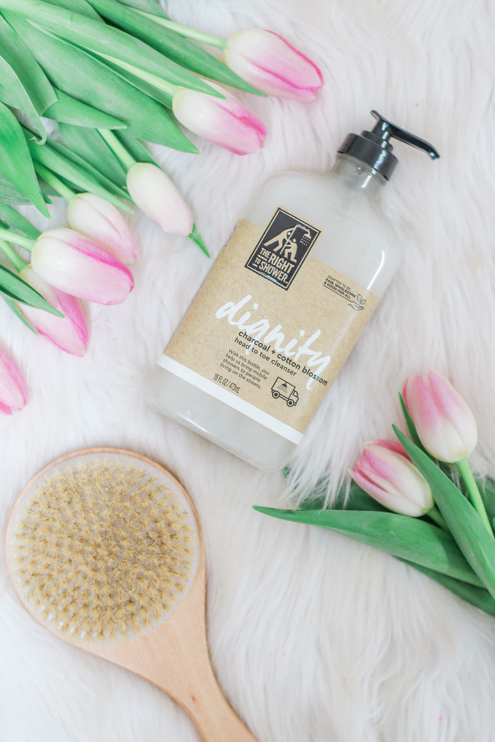 The Right to Shower Dignity Head to Toe Cleanser, Feel-Good Beauty Review: The Right to Shower Products by popular southern lifestyle blogger Stephanie Ziajka from Diary of a Debutante, The Right to Shower at Whole Foods, beauty brands that give back, non-food easter basket ideas