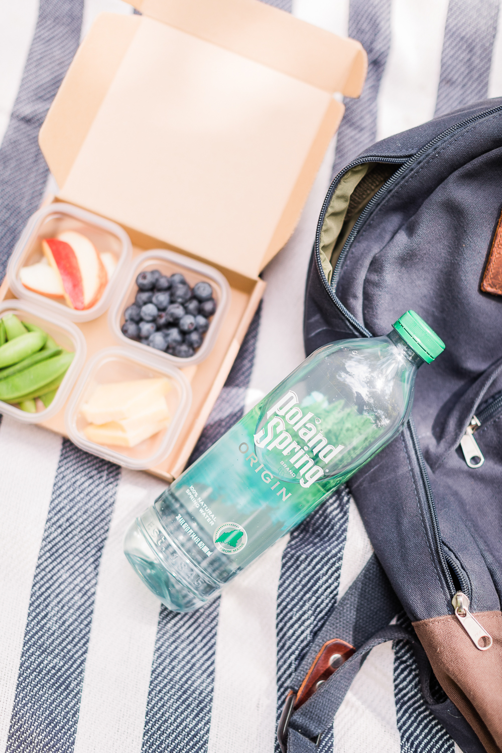 summer hiking essentials, what to bring hiking, Poland Spring Origin Natural Spring Water at Walmart, Summer Adventuring: How to Plan the Perfect Hiking Picnic by popular midwest blogger Stephanie Ziajka from Diary of a Debutante, Columbia MO hiking