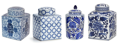 Amazon Home Decor Finds: Blue And White Ginger Jars Under $100