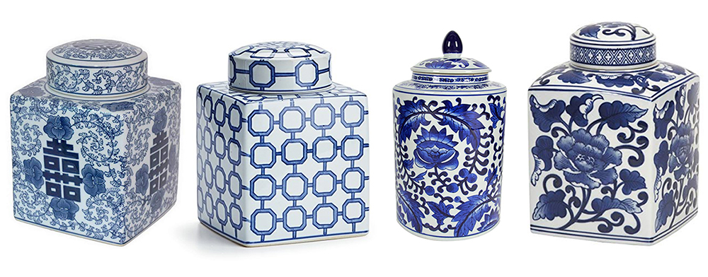 Blue and White Ginger Jars under $100 by popular southern lifestyle blogger Stephanie Ziajka on Diary of a Debutante, blue and white ceramic vase, blue and white ceramics, blue and white porcelain ginger jars, large ginger jars, small ginger jars, how to decorate with ginger jars, ginger jar vase with white tulips