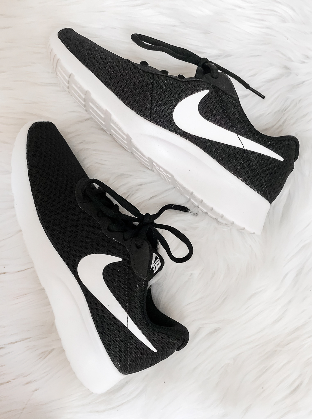 Nike Tanjun Running Shoes in Black and White, Amazon Prime Day Try-On Haul: Top Affordable Fashion Finds