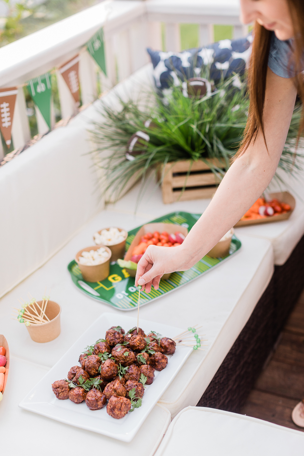 baked beef meatball recipe from blogger Stephanie Ziajka on Diary of a Debutante