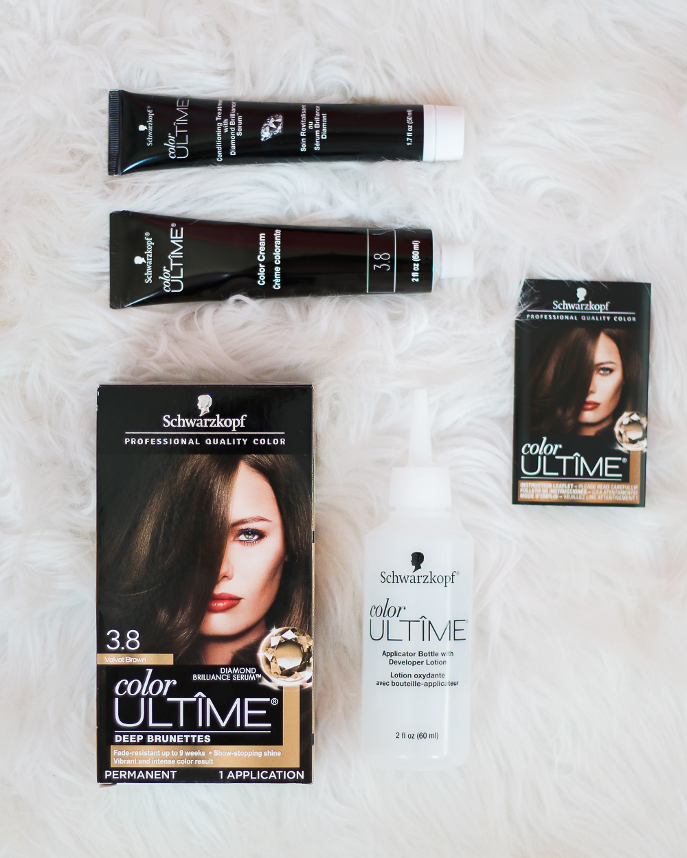 Schwarzkopf Fall Hair Refresh by popular beauty blogger Stephanie Ziajka on Diary of a Debutante, Schwarzkopf Color ULTIME in 3.8 Velvet Brown results, at home hair color tips