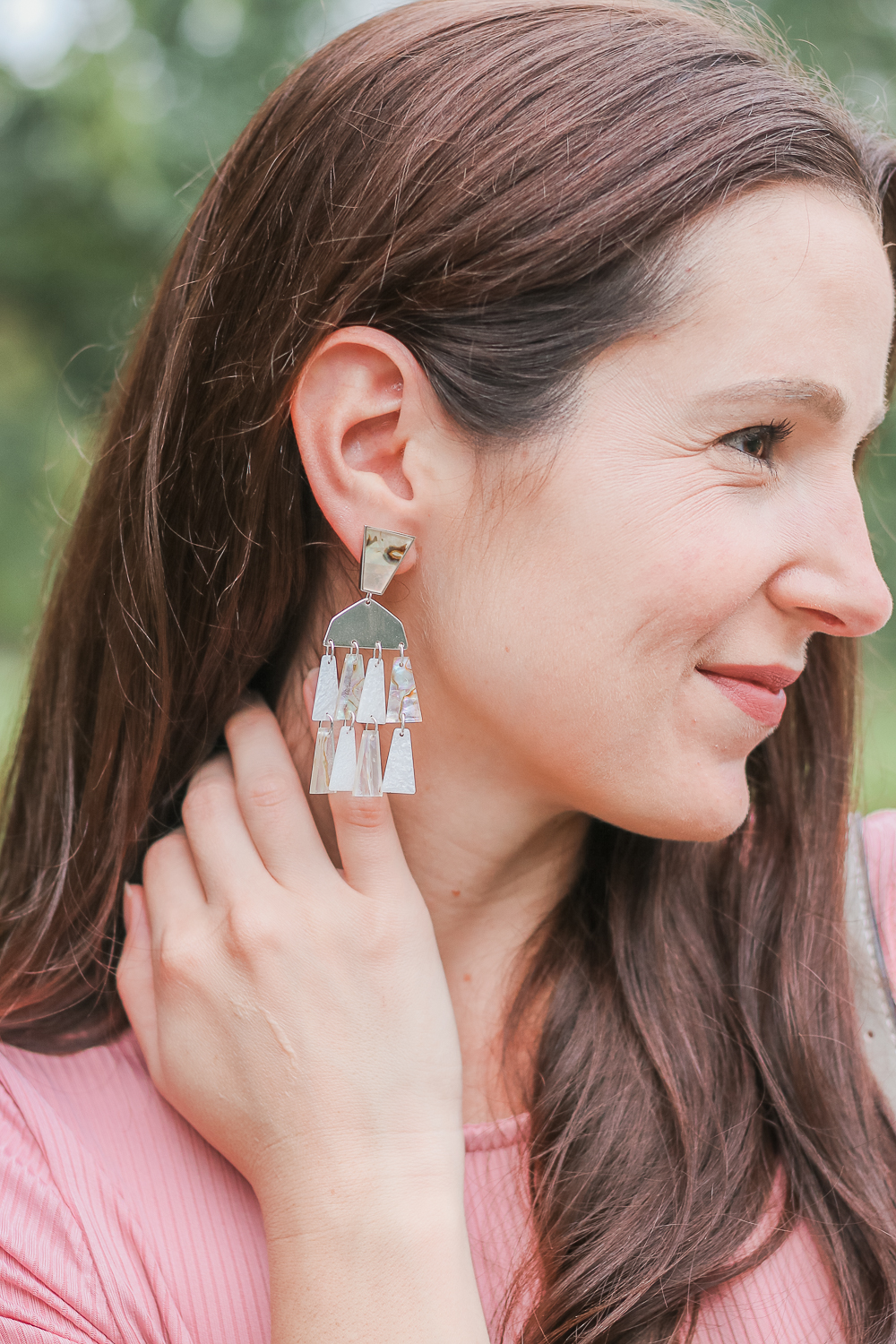 silver Kendra Scott Rechelle earrings, popular affordable fashion blogger Stephanie Ziajka, popular affordable fashion blog Diary of a Debutante