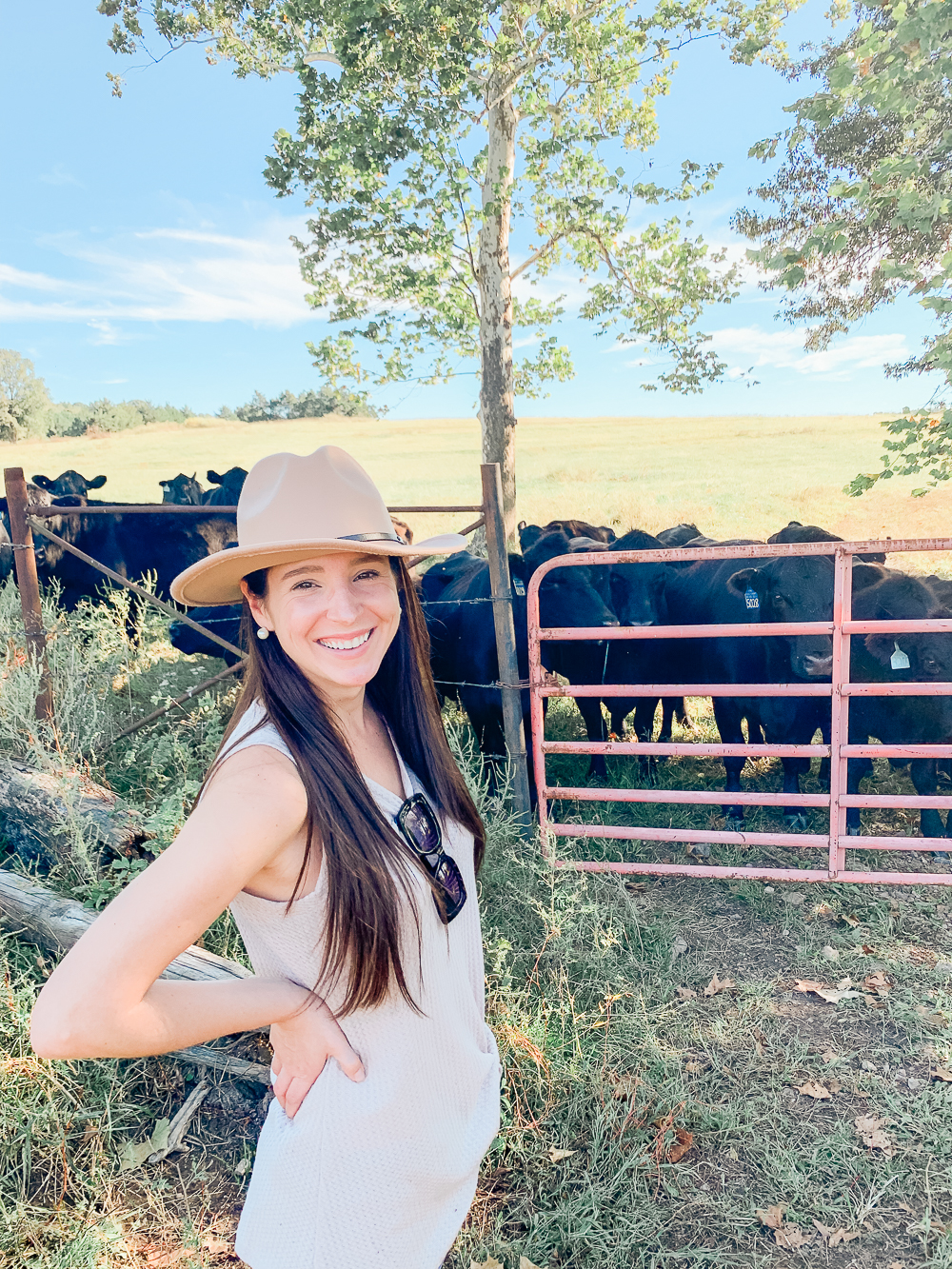 Travel Recap: An Afternoon on Lady Livestock Farm by popular affordable fashion blogger Stephanie Ziajka on Diary of a Debutante, female run beef farm, Missouri female farmers