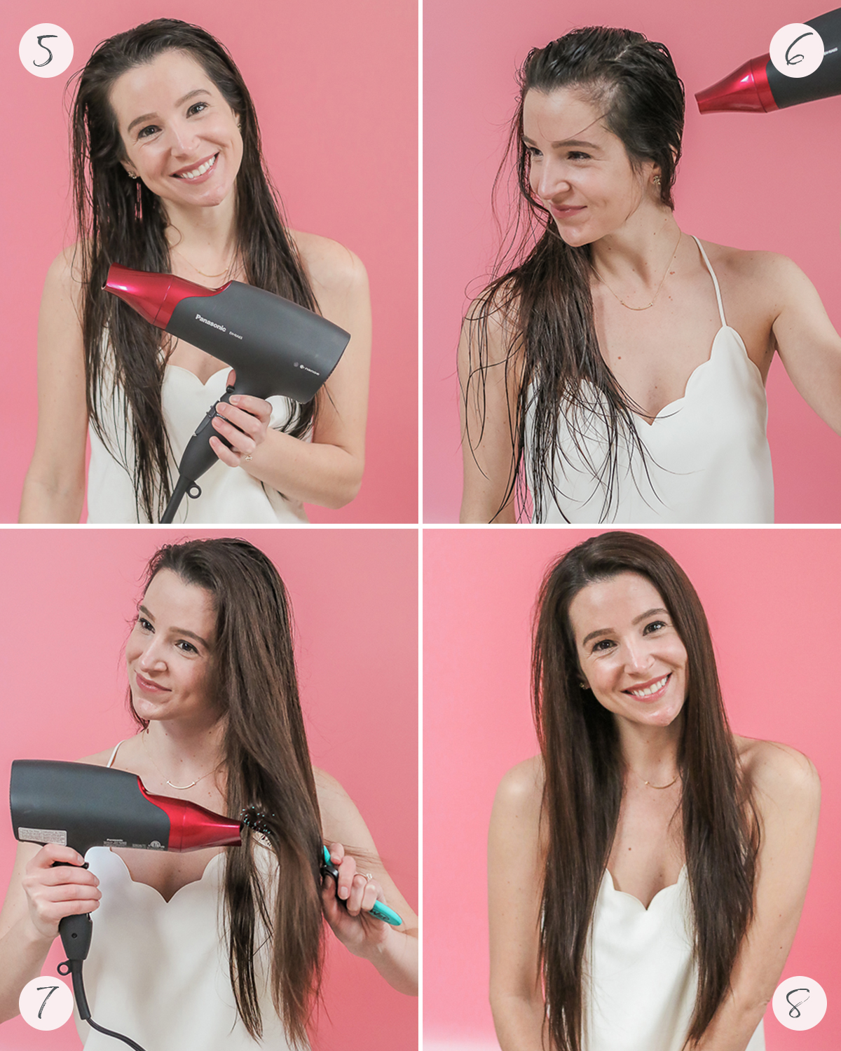 at home blowout routine, at home blowout tips, how to blow dry hair, popular beauty blogger, Stephanie Ziajka, popular beauty blog, Diary of a Debutante