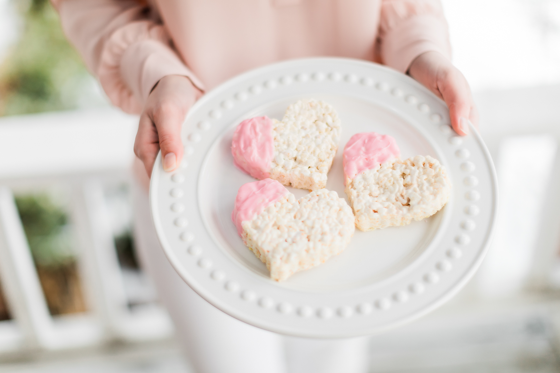 Valentines rice krispie treats recipe by southern lifestyle blogger Stephanie Ziajka of Diary of a Debutante