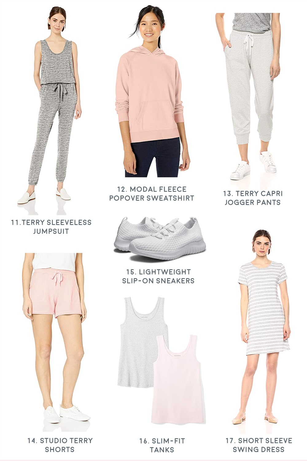 The best loungewear for women on Amazon by affordable fashion blogger Stephanie Ziajka of Diary of a Debutante