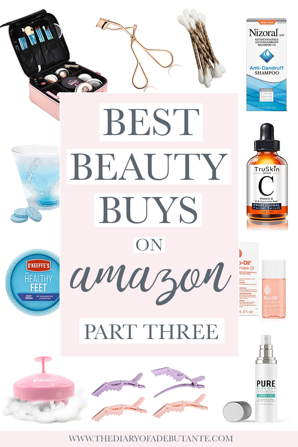 Beauty blogger Stephanie Ziajka shares Part Three of the top beauty products on Amazon on Diary of a Debutante