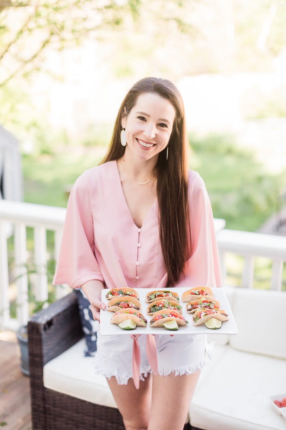 Blogger Stephanie Ziajka shares her favorite mini tacos recipe on Diary of a Debutante