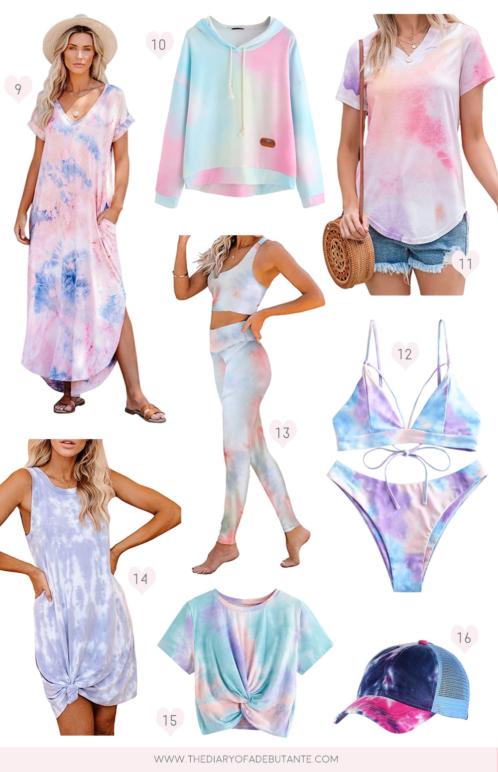 Affordable fashion blogger Stephanie Ziajka shares 8 more ways to wear tie dye on Diary of a Debutante