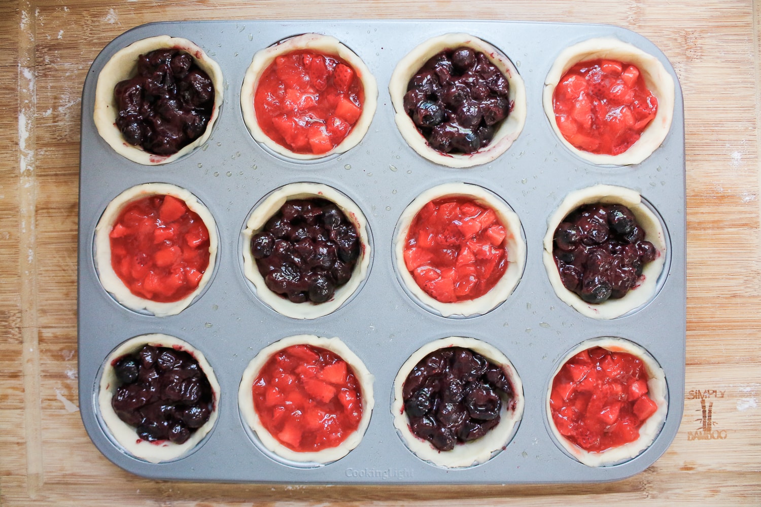 Step four of how to make miniature pies by Stephanie Ziajka on Diary of a Debutante