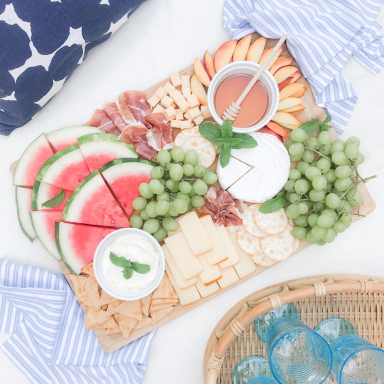 How to Build a Summer Charcuterie Board + Whipped Feta Dip Recipe