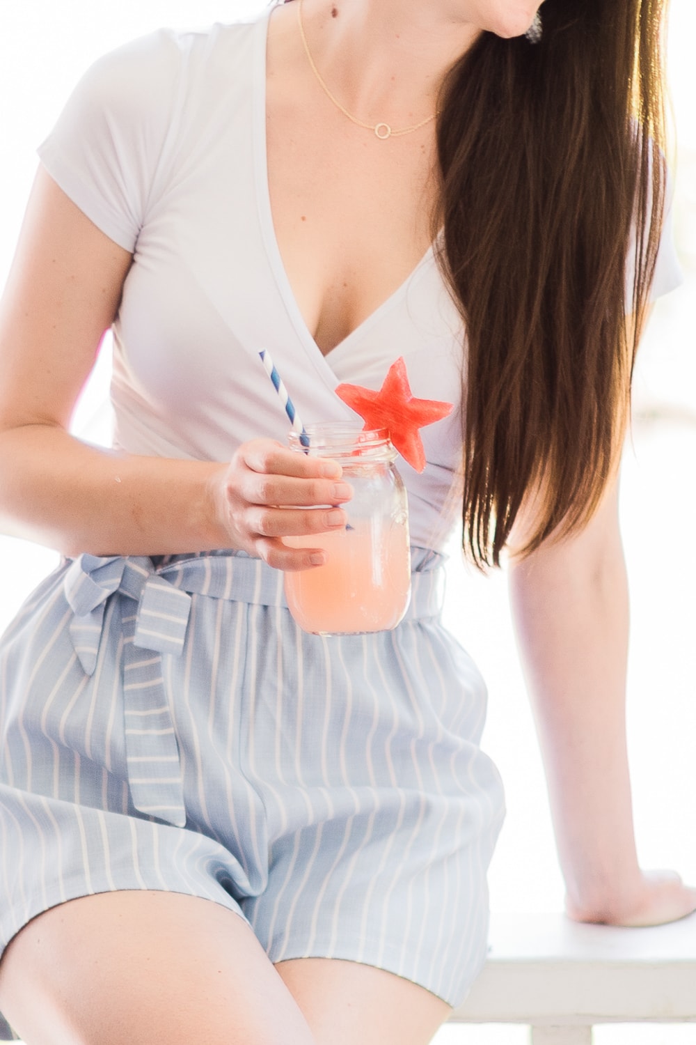 Refreshing watermelon tequila cocktail for summer by blogger Stephanie Ziajka on Diary of a Debutante