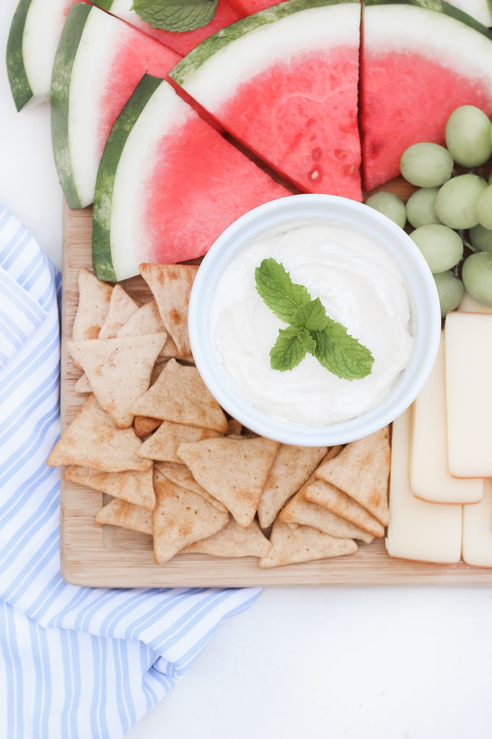 Simple whipped feta dip adapted by blogger Stephanie Ziajka on Diary of a Debutante