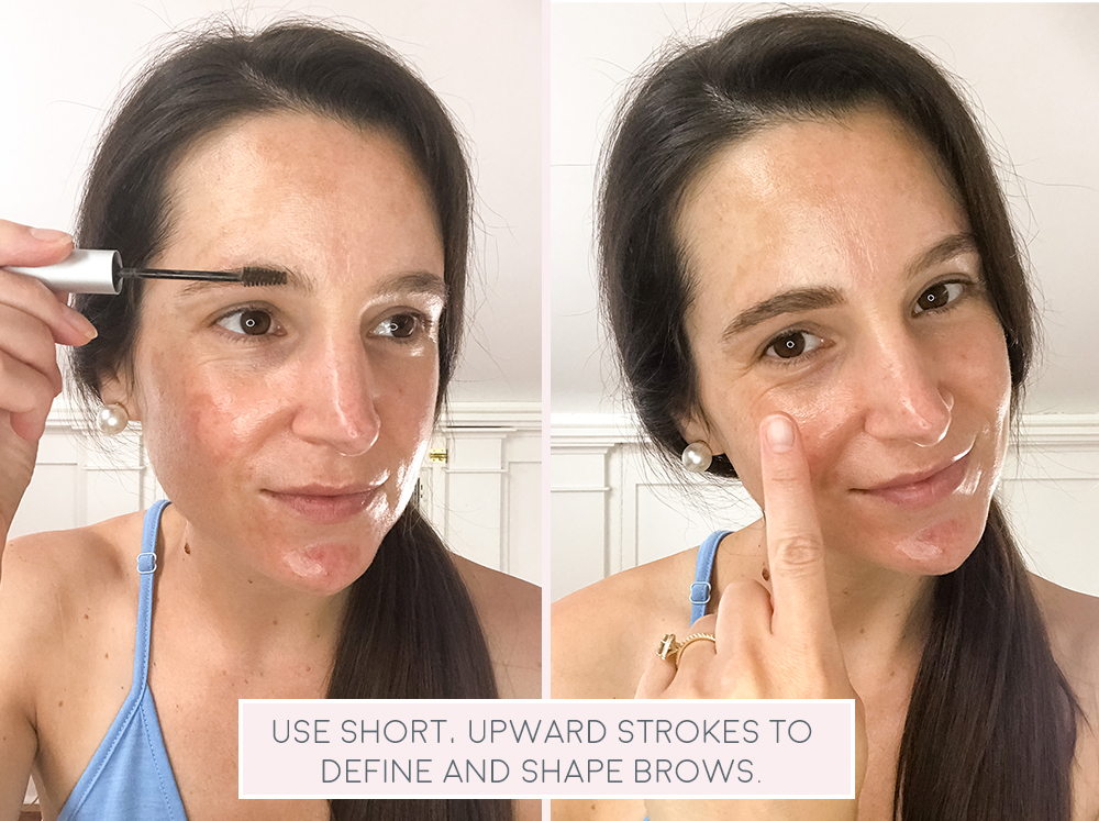 How to use the Rodan and Fields brow defining boost gel by Stephanie Ziajka on Diary of a Debutante