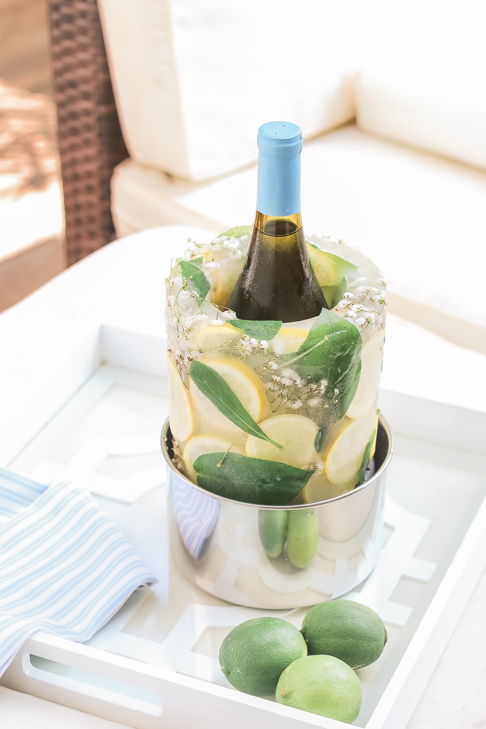 Entertaining blogger Stephanie Ziajka shares some fun ice bucket ideas for parties on Diary of a Debutante