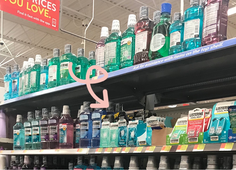 Where to find Listerine Ready Tabs at Walmart