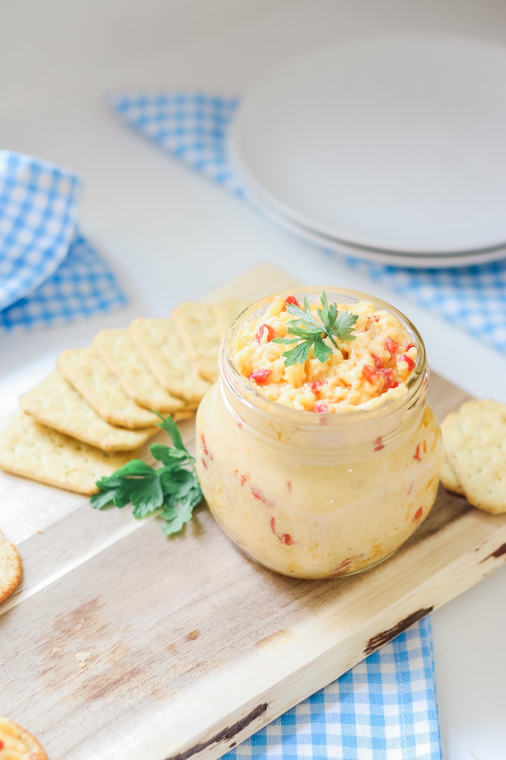 Baked pimento cheese dip recipe adapted from Southern Living by southern lifestyle blogger Stephanie Ziajka on Diary of a Debutante