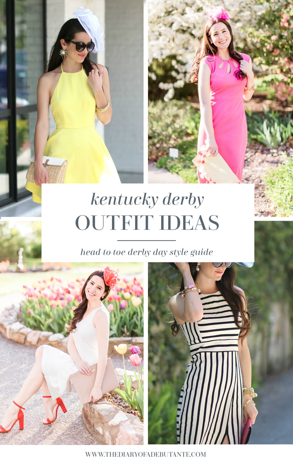 Kentucky derby outfit ideas styled by affordable fashion blogger Stephanie Ziajka on Diary of a Debutante