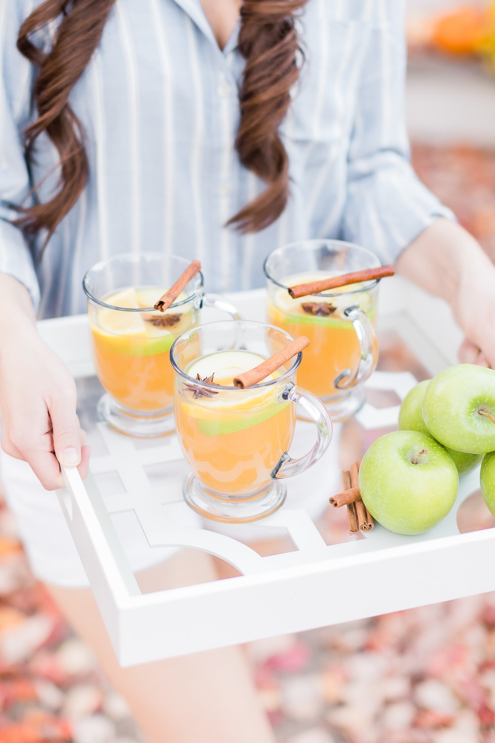 Blogger Stephanie Ziajka shares her spiced apple hot toddy recipe, which was adapted from Danielle Walker's Against All Grain: Celebrations cookbook, on Diary of a Debutante