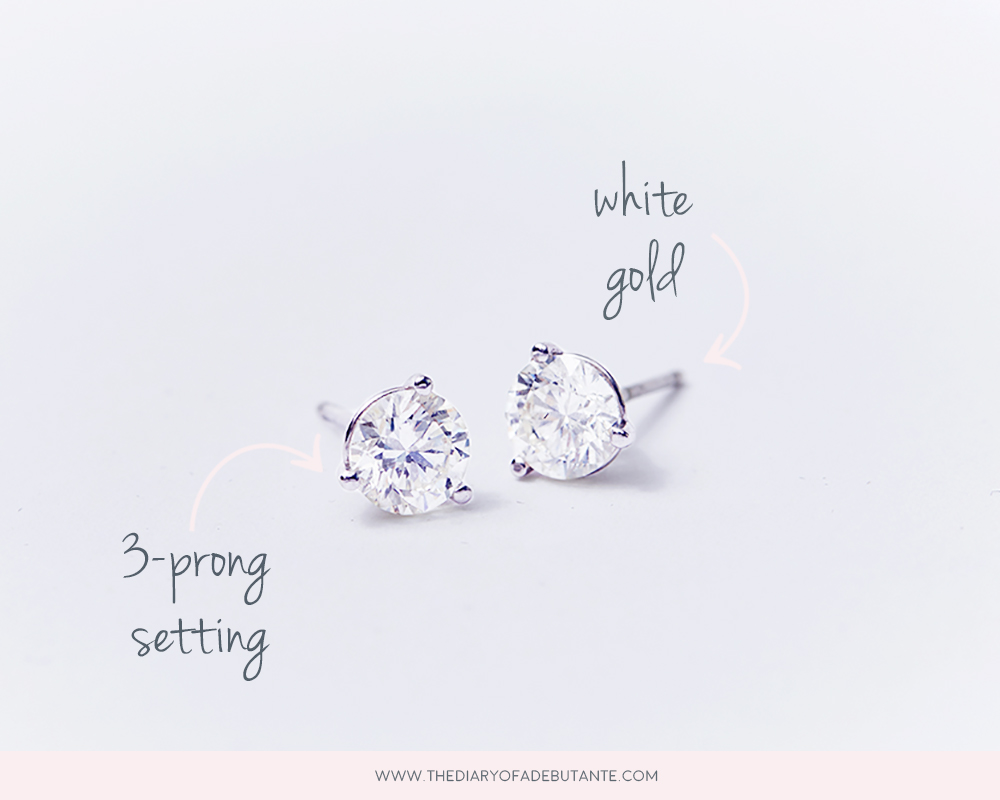 Clean Origin diamond stud earrings featured by blogger Stephanie Ziajka on Diary of a Debutante