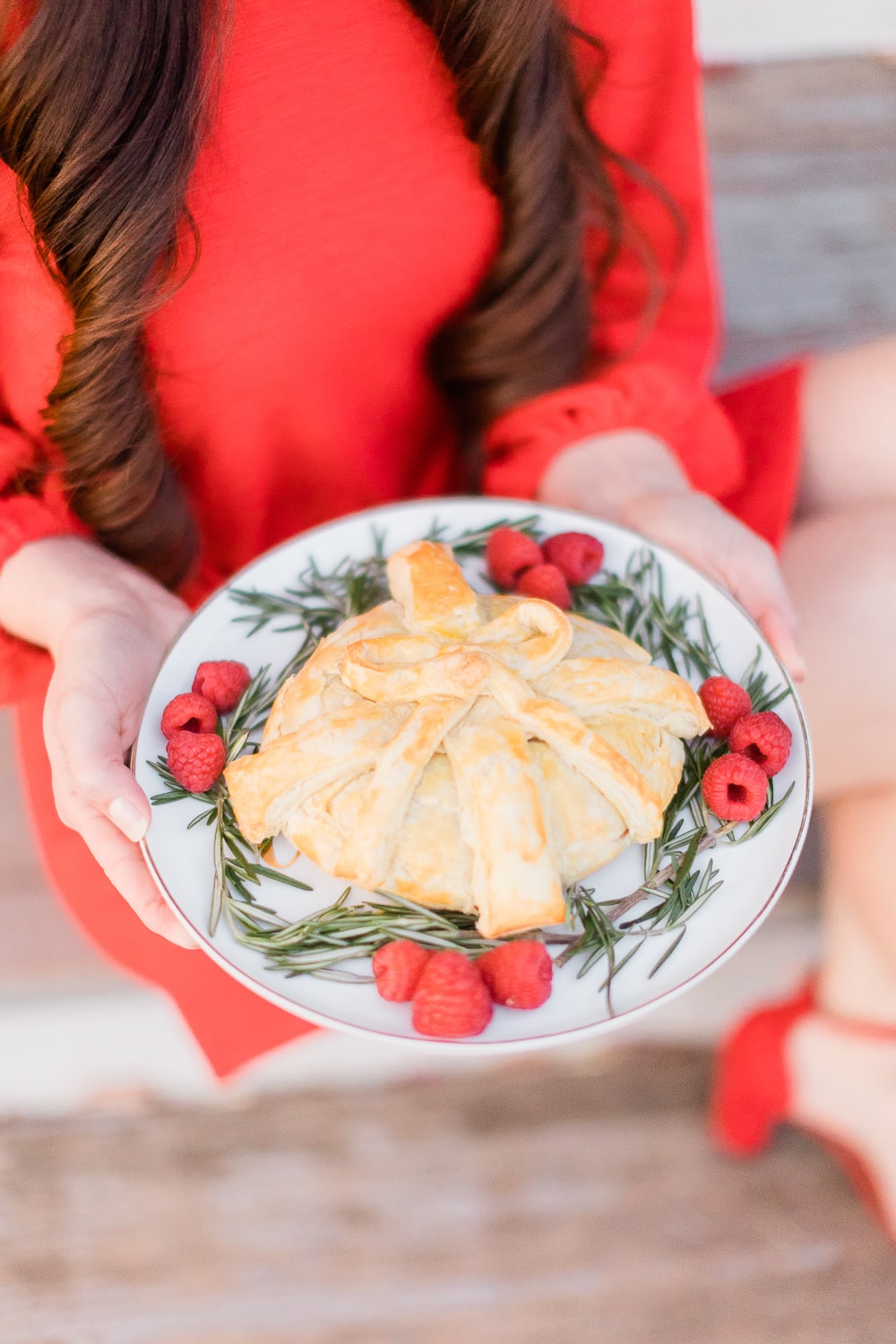 Raspberry baked brie recipe created by blogger Stephanie Ziajka on Diary of a Debutante