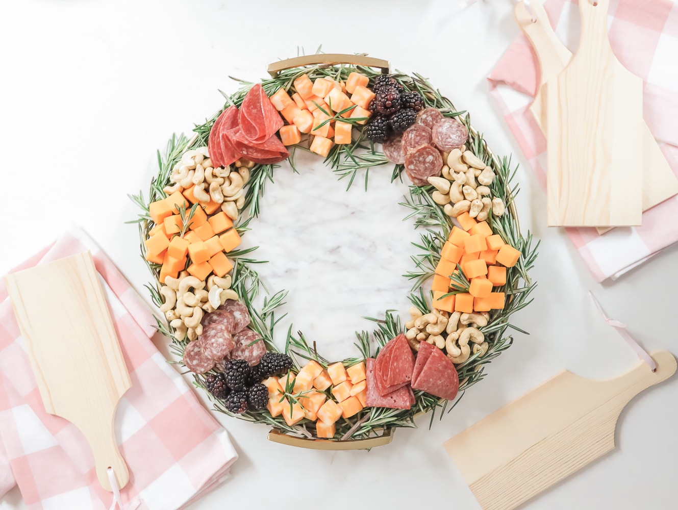 One of blogger Stephanie Ziajka's favorite Christmas cheese boards on Diary of a Debutante