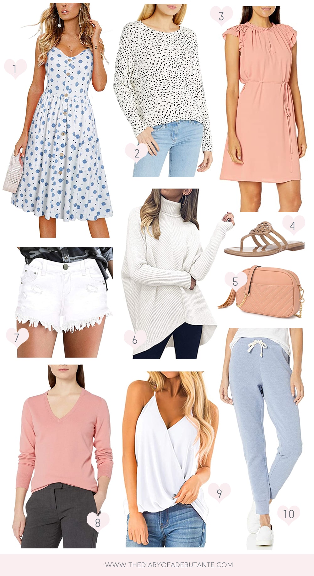 Best Amazon Fashion finds under 50 rounded up by affordable fashion blogger Stephanie Ziajka on Diary of a Debutante