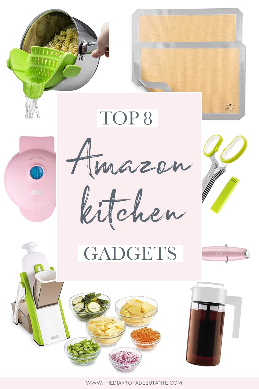 Blogger Stephanie Ziajka rounds up 8 of the best Amazon kitchen gadgets on Diary of a Debutante