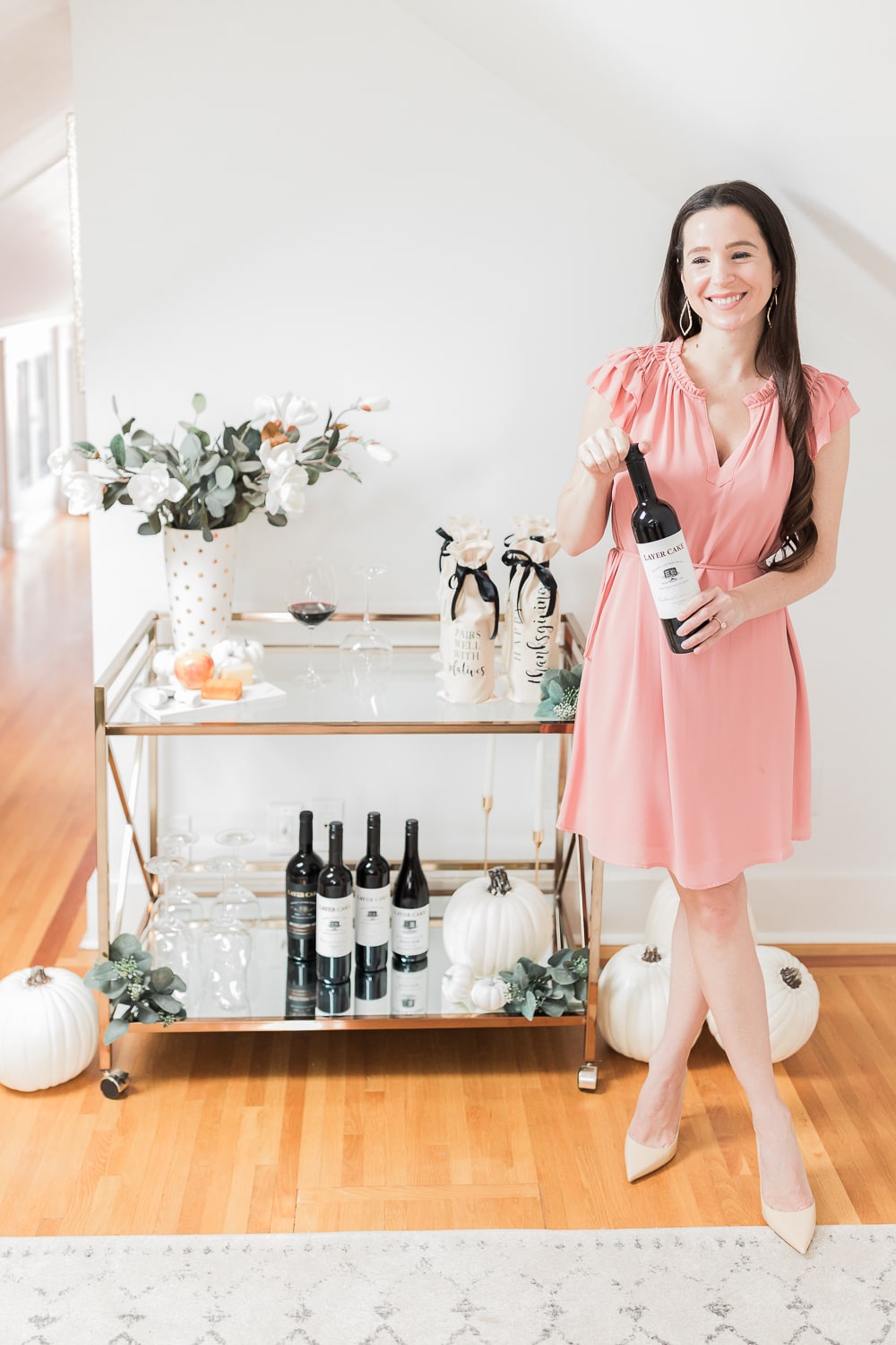 DIY wine gift bags tutorial by DIY blogger Stephanie Ziajka on Diary of a Debutante