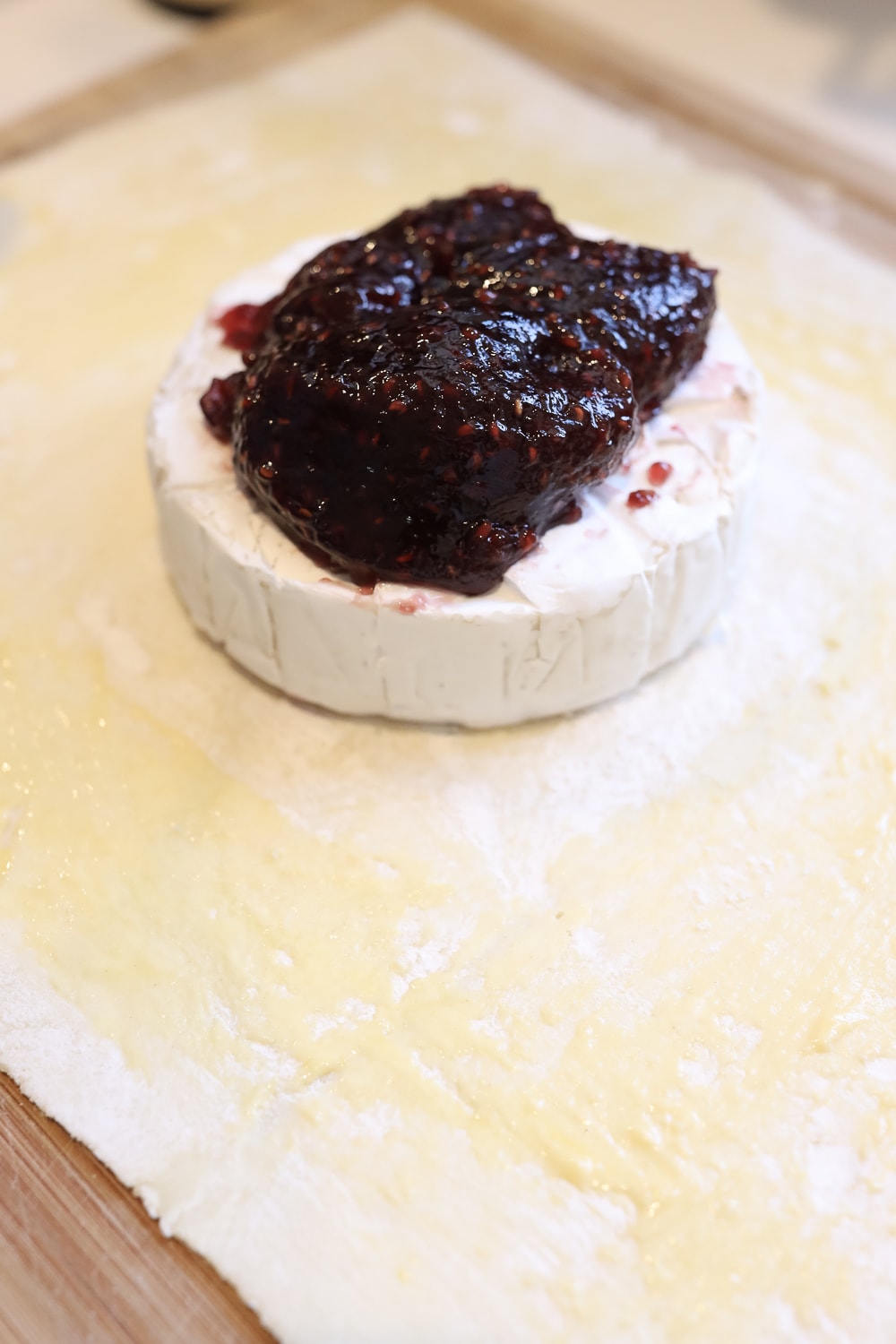 Blogger Stephanie Ziajka shows how to make baked brie with preserves on Diary of a Debutante