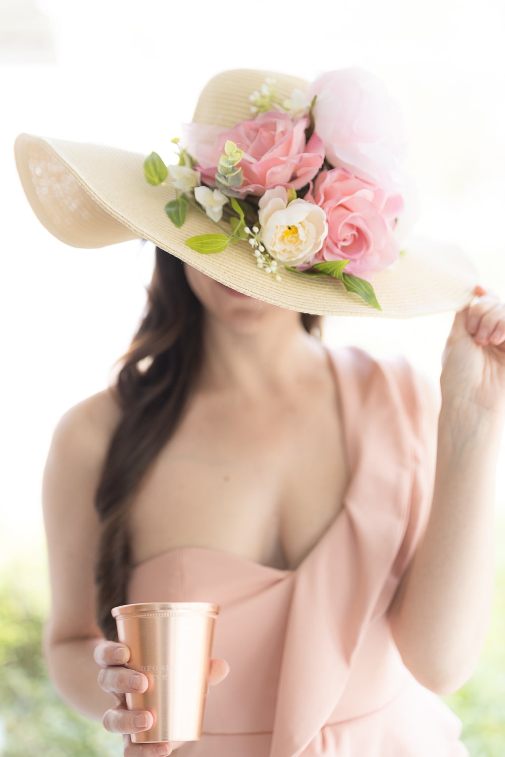 DIY derby hat created by southern blogger Stephanie Ziajka on Diary of a Debutante