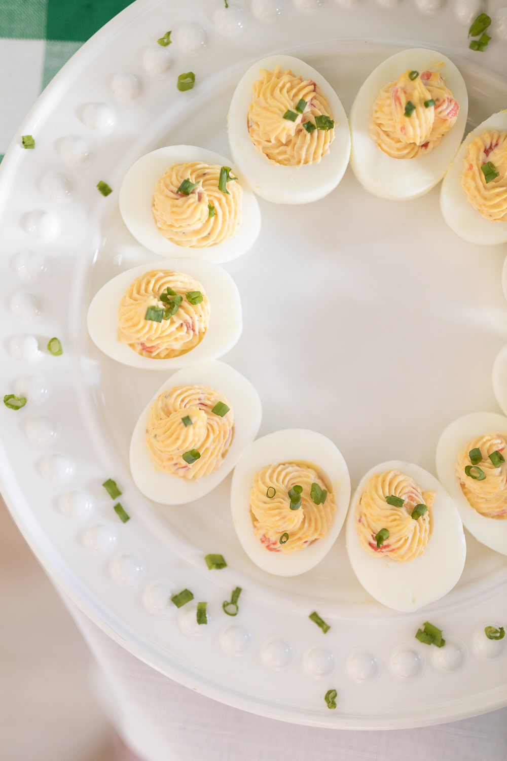 Pimento cheese deviled eggs recipe by southern blogger Stephanie Ziajka on Diary of a Debutante