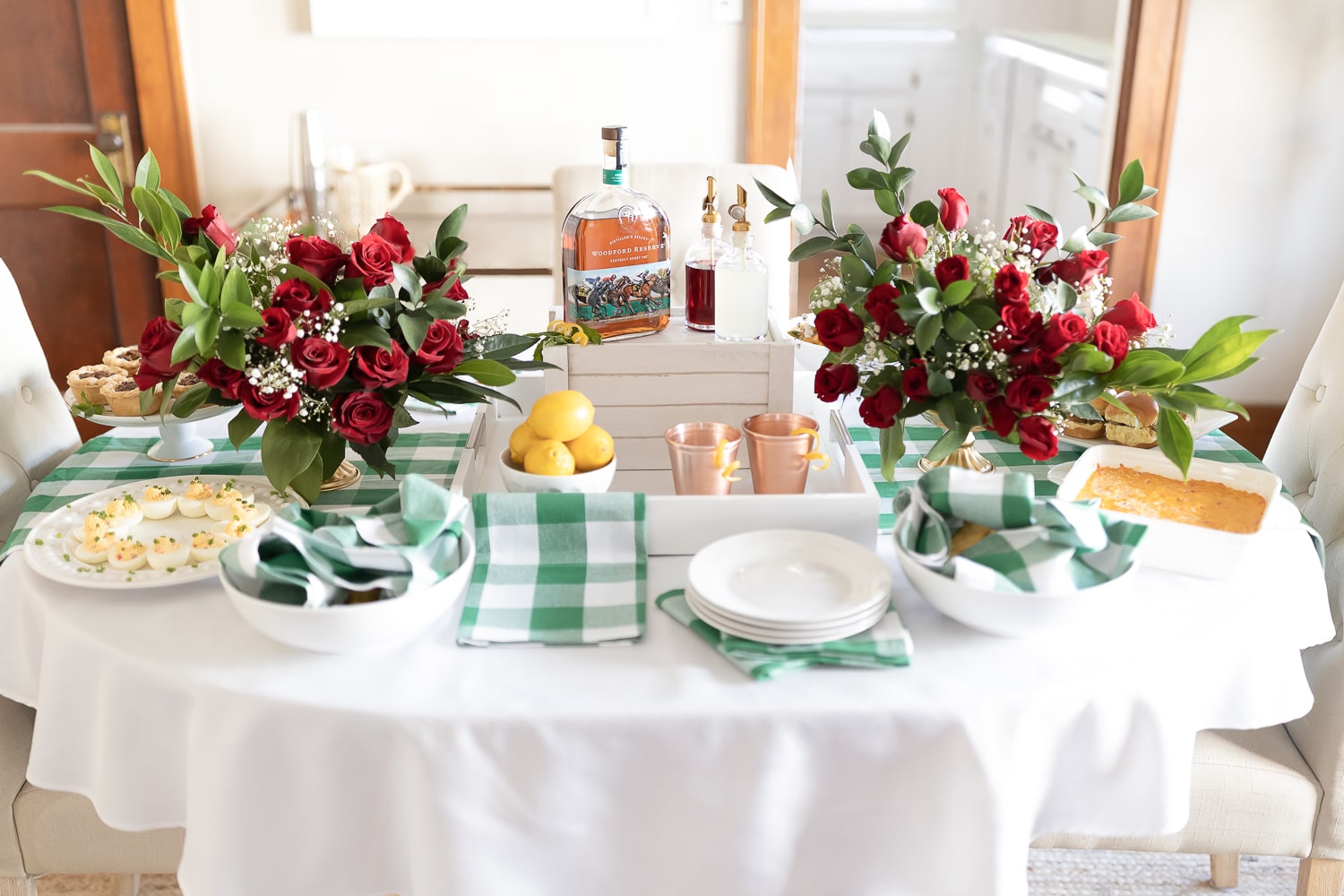 Kentucky Derby party food prepared by southern entertaining blogger Stephanie Ziajka on Diary of a Debutante