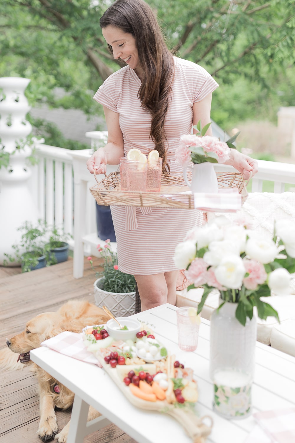 Blogger Stephanie Ziajka shares her favorite affordable home decor finds and outdoor entertaining essentials for summer, all of which is from Walmart, on Diary of a Debutante