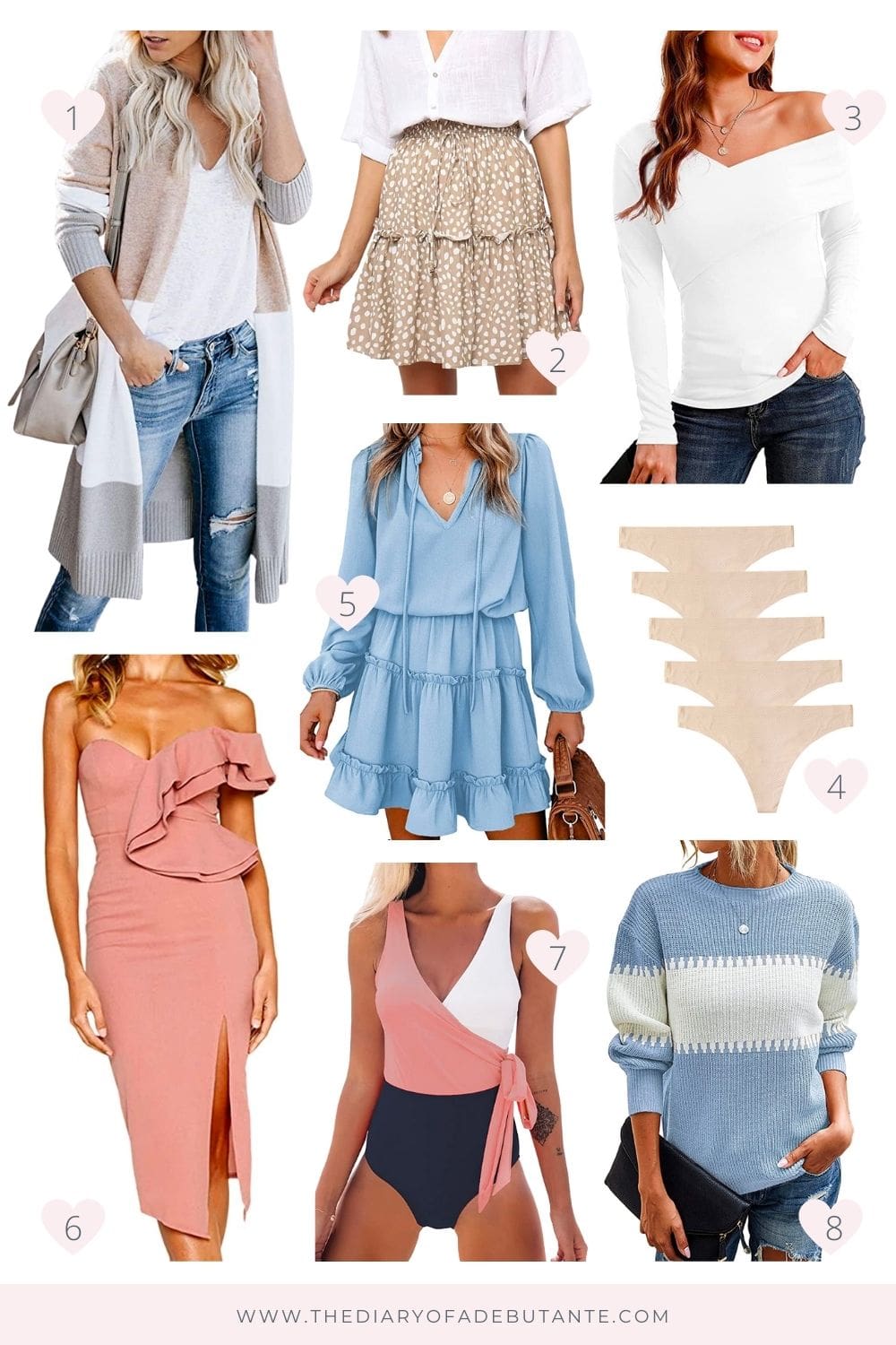 Top Amazon Fashion purchases of 2021 rounded up by affordable fashion blogger Stephanie Ziajka on Diary of a Debutante