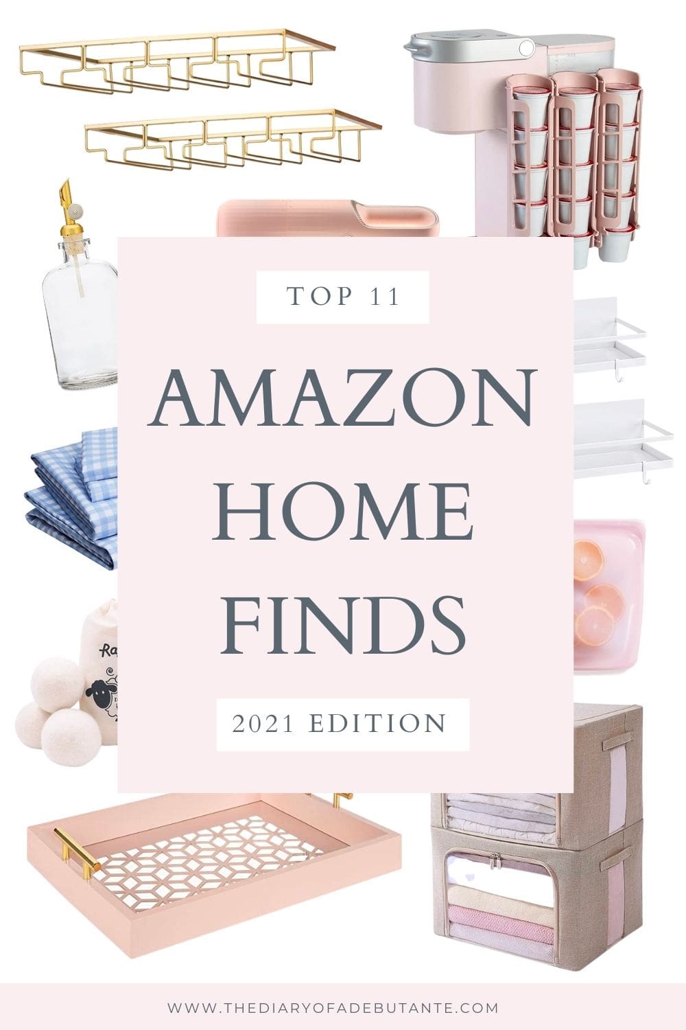 The best Amazon home finds 2021 rounded up by blogger Stephanie Ziajka on Diary of a Debutante