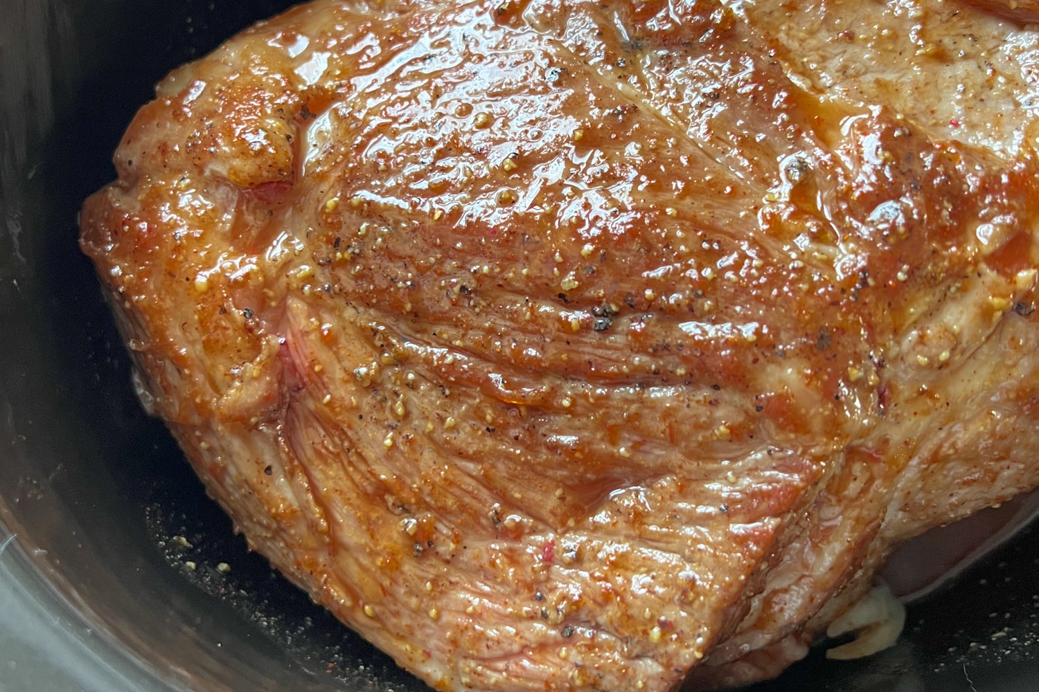 Step 4 of blogger Stephanie Ziajka's slow cooker pulled pork recipe on Diary of a Debutante