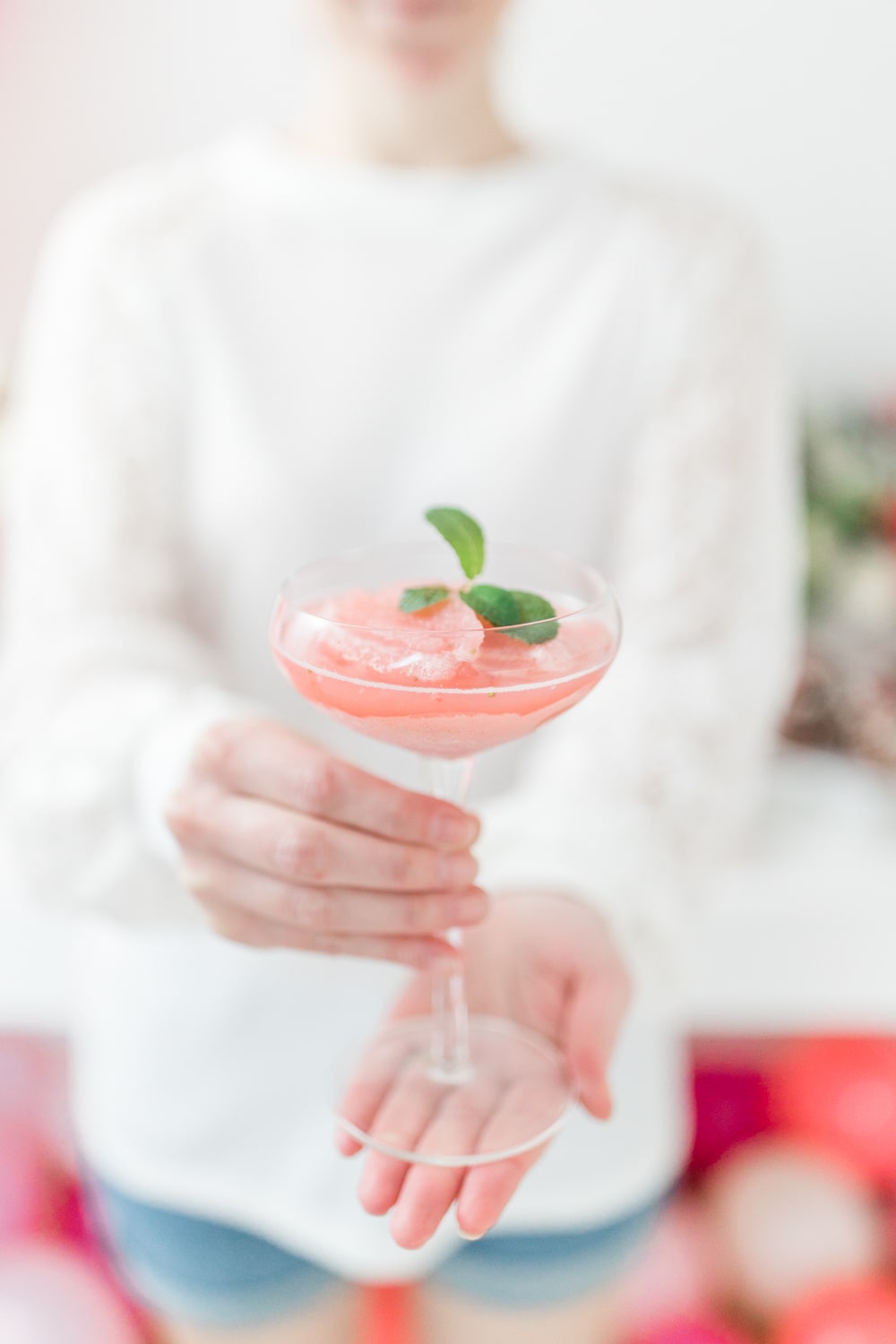 Strawberry frose recipe created by blogger Stephanie Ziajka on Diary of a Debutante
