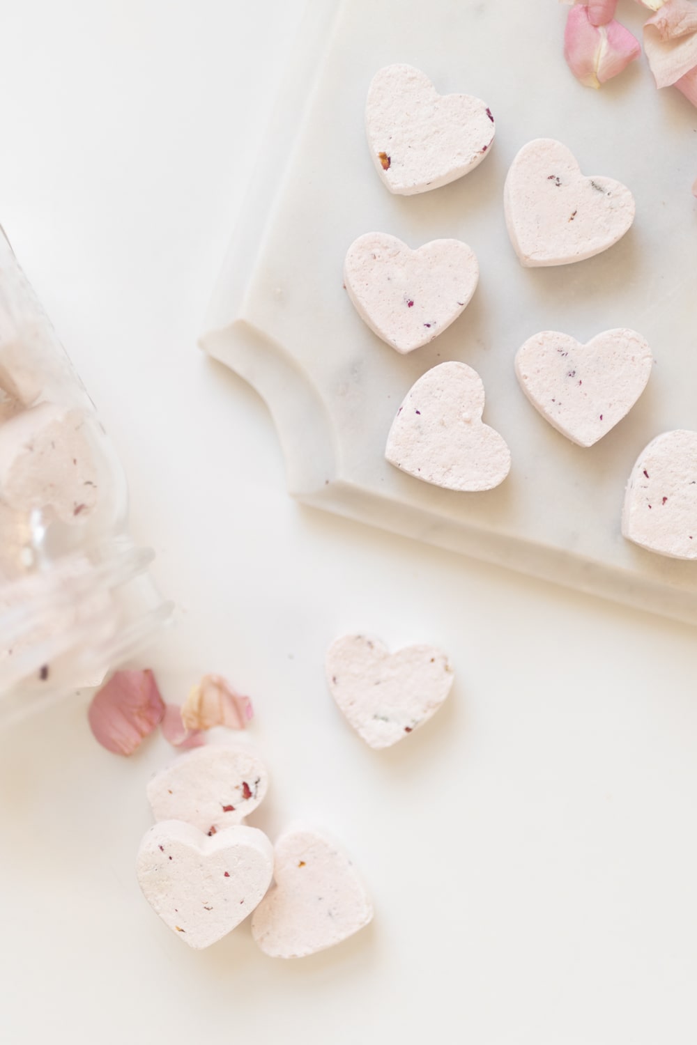 Rose shower melts recipe from blogger Stephanie Ziajka on Diary of a Debutante