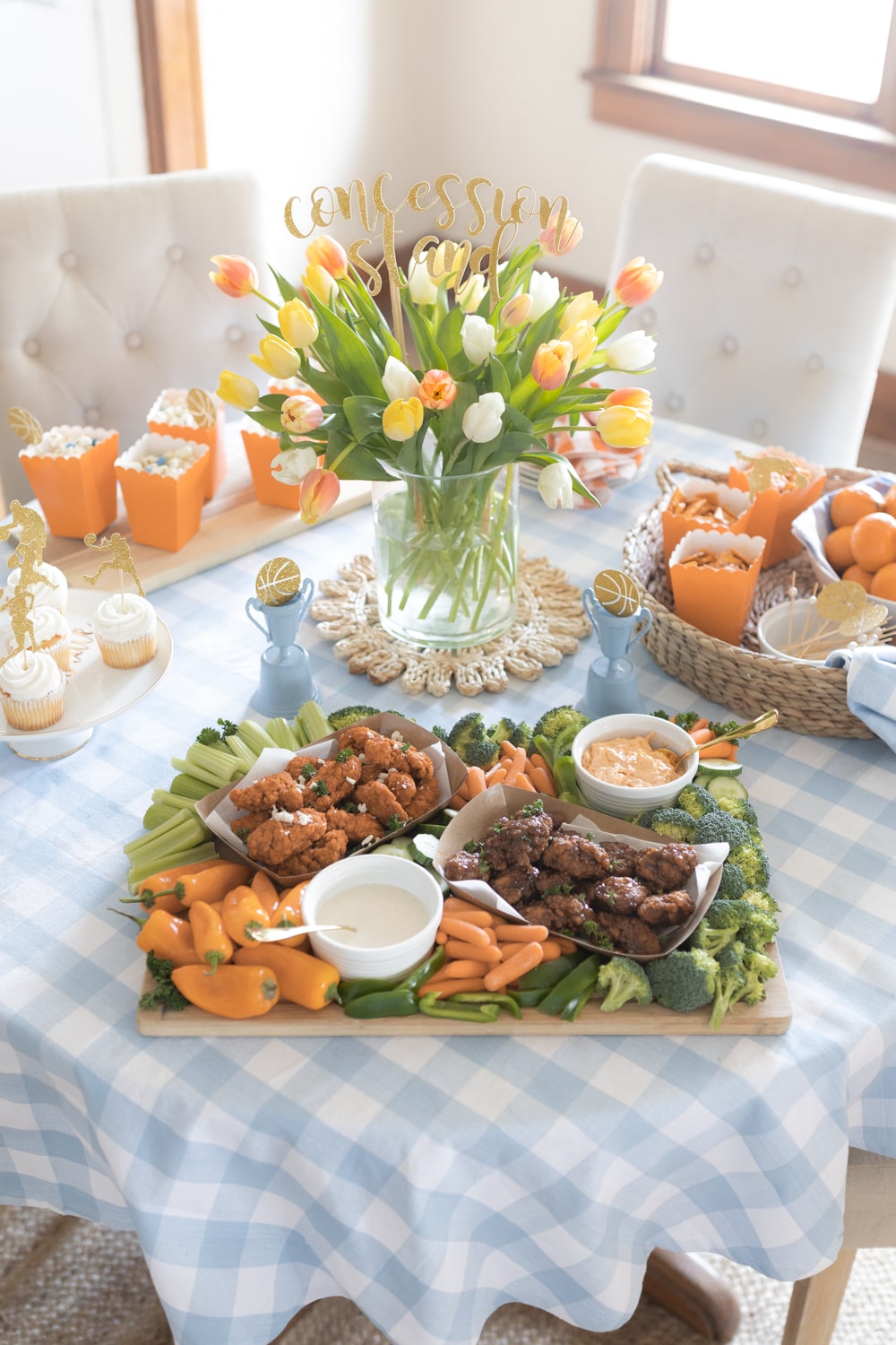 Blogger Stephanie Ziajka shares ideas for a March Madness party on Diary of a Debutante