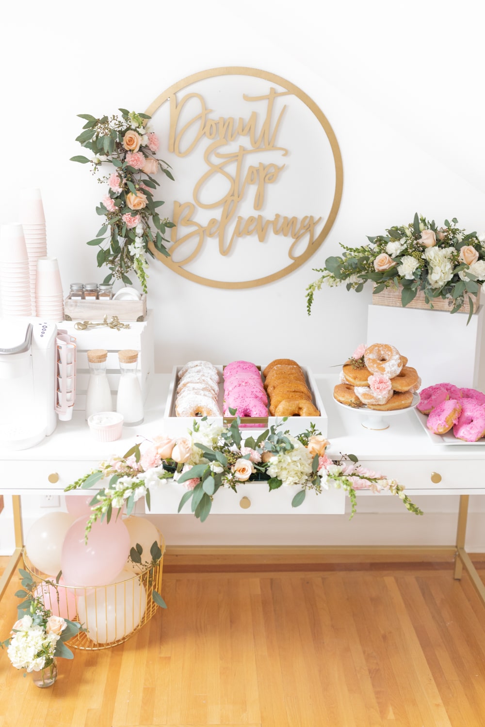 Donut party ideas from blogger Stephanie Ziajka on Diary of a Debutante